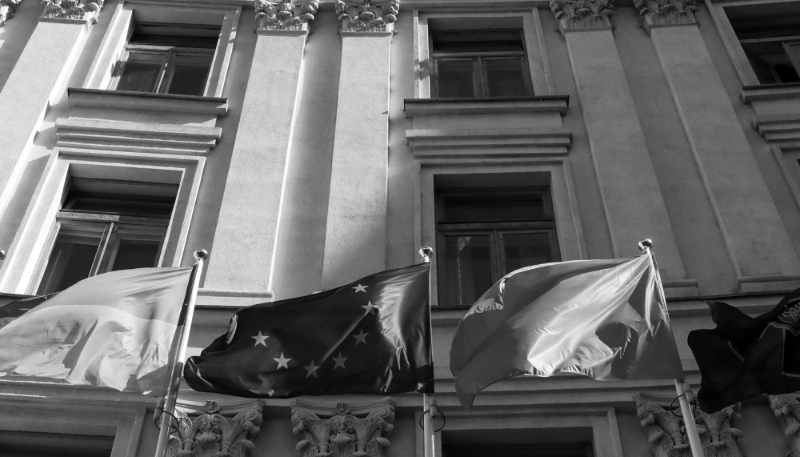 The Ministry of Foreign Affairs in Kyiv.