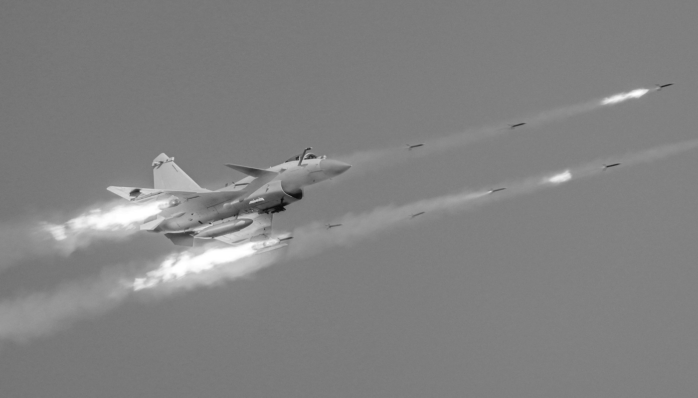 A J-10 fighter plane