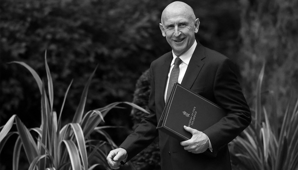 British Secretary of State for Defence John Healey arrives at Downing Street for a cabinet meeting in London, 9 July 2024.