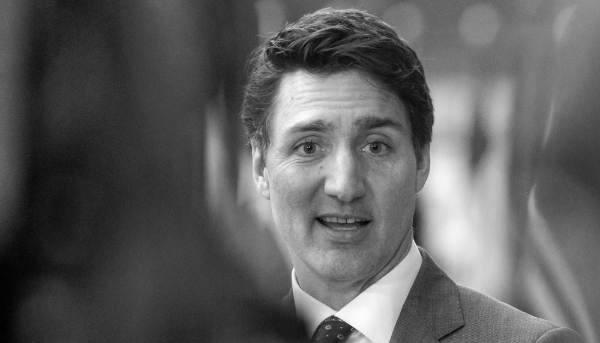 Outgoing Canadian Prime Minister Justin Trudeau.