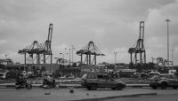 The port of Lome in Togo, where the sanctioned Russian-flagged cargo ship Mikhail Britnev dropped anchor on 9 July 2026.