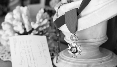A French Knight of the Legion of Honour medal.