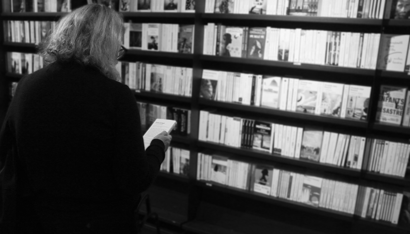 A bookshop in Paris, November 2024.