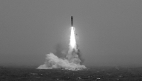 A strategic Chinese missile test launch in the Pacific Ocean, on 6 July 2026.