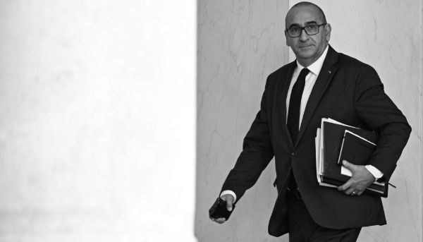 Laurent Nuñez, French Interior Minister, during the Council of Ministers meeting on 14 October 2025.