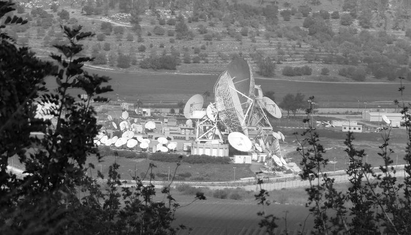 The Emeq Ha'e'la satellite receiving station, in Israel, was damaged by an attack by the Iranian military and Hezbollah on 9 March 2026 (photo dated 2014).