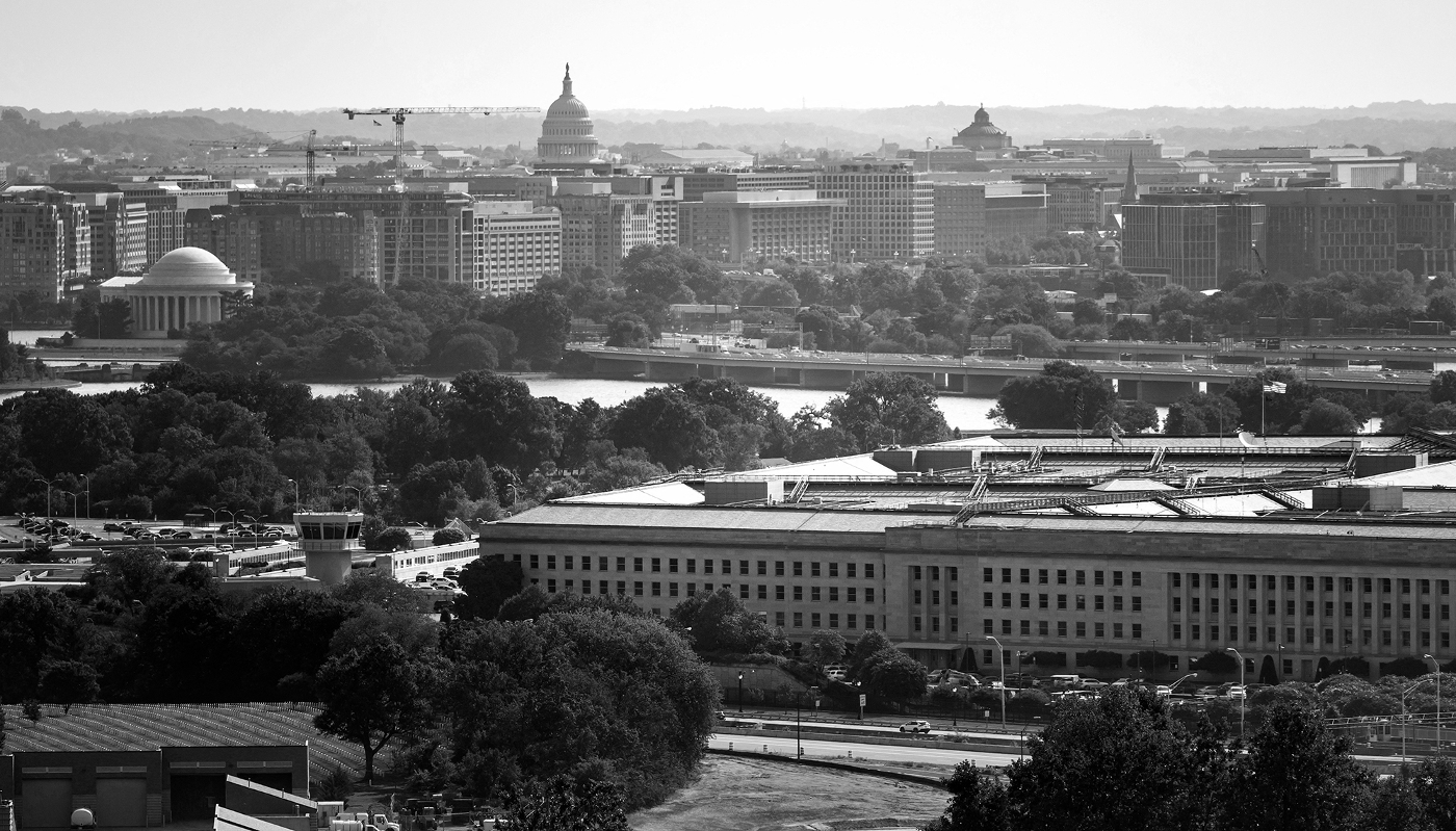 The US Department of Defence headquarters in Arlington, Virginia, on 13 August 2026.