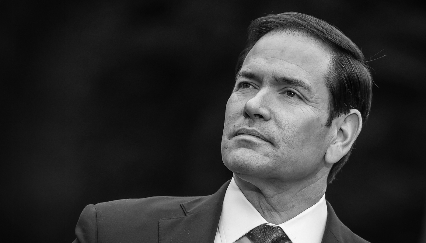 US Secretary of State Marco Rubio at a G7 meeting in Vaux-De-Cernay, France, on 27 March 2026.