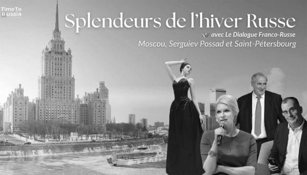 The cover of the brochure for the trip to Russia organised FOR December by the Franco-Russian Dialogue group.