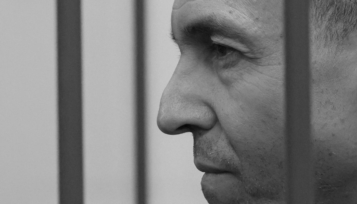 French researcher Laurent Vinatier attends a hearing at the Zamoskvoretsky District Court in Moscow, on 14 October 2024.