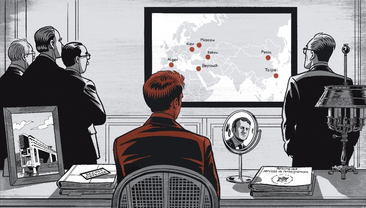 Macron the spymaster.