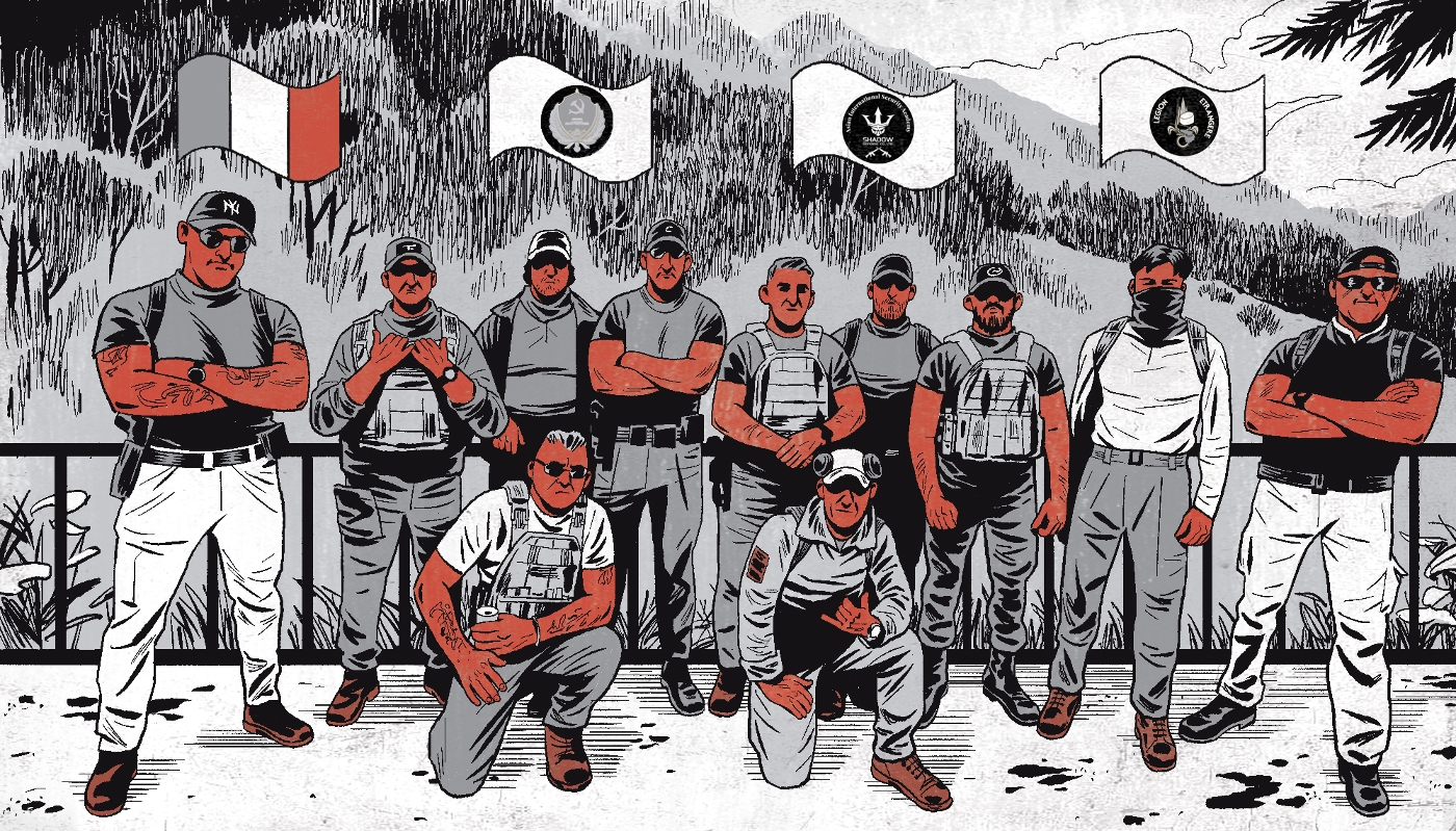 European mercenaries in Myanmar.