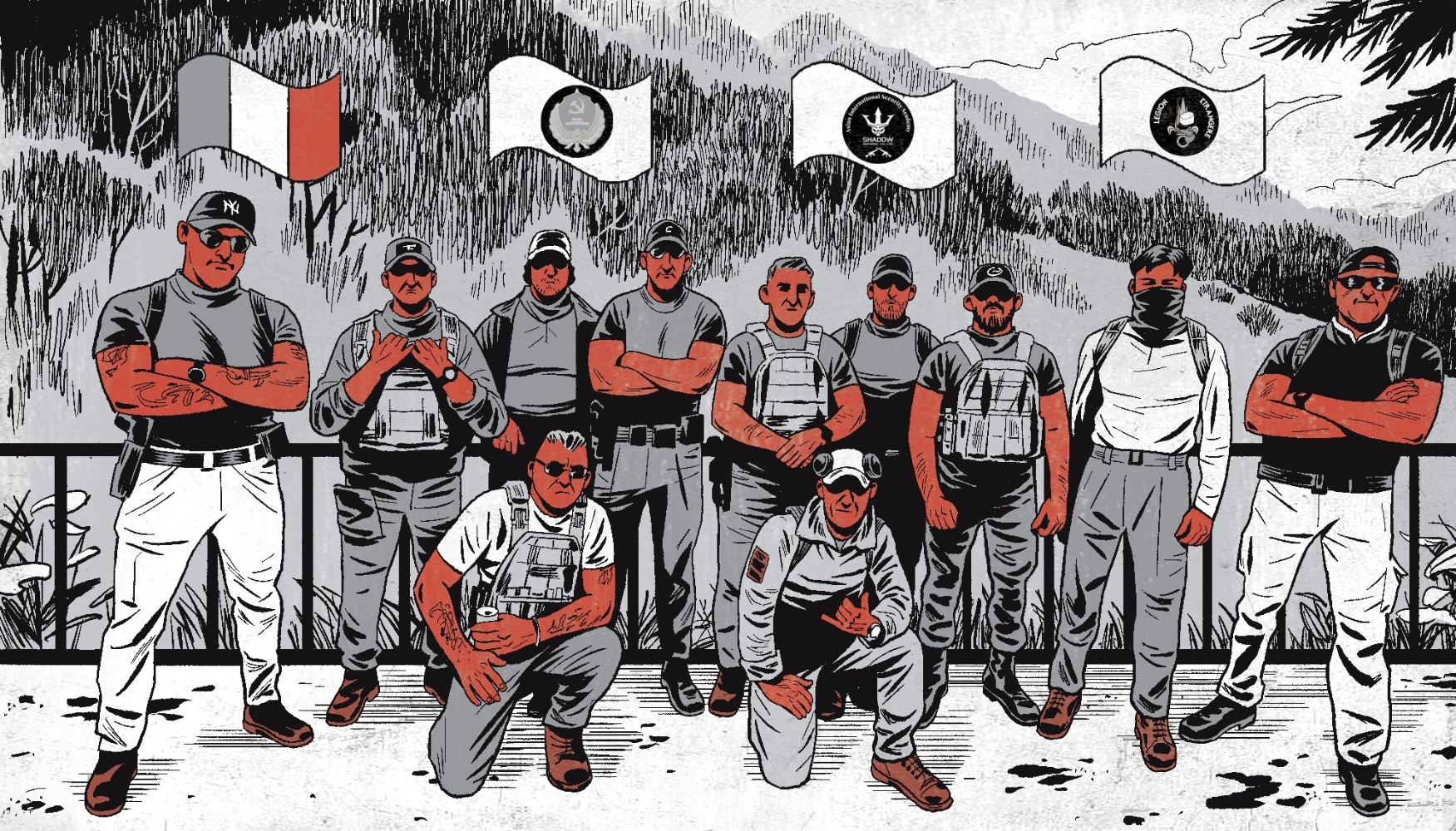 European mercenaries in Myanmar