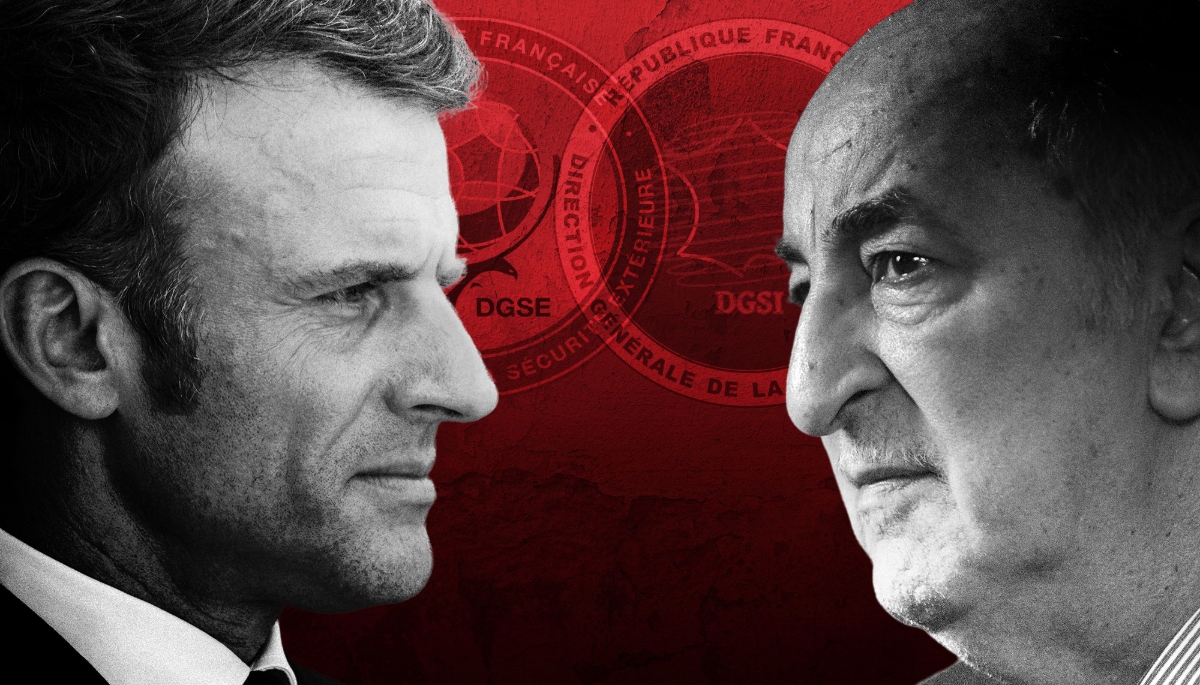 French President Emmanuel Macron and his Algerian counterpart Abdelmadjid Tebboune.