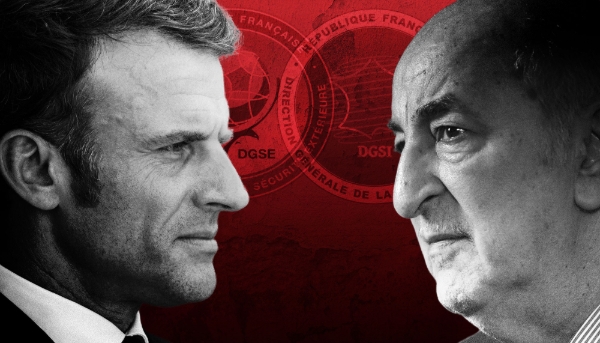 French President Emmanuel Macron and his Algerian counterpart Abdelmadjid Tebboune.