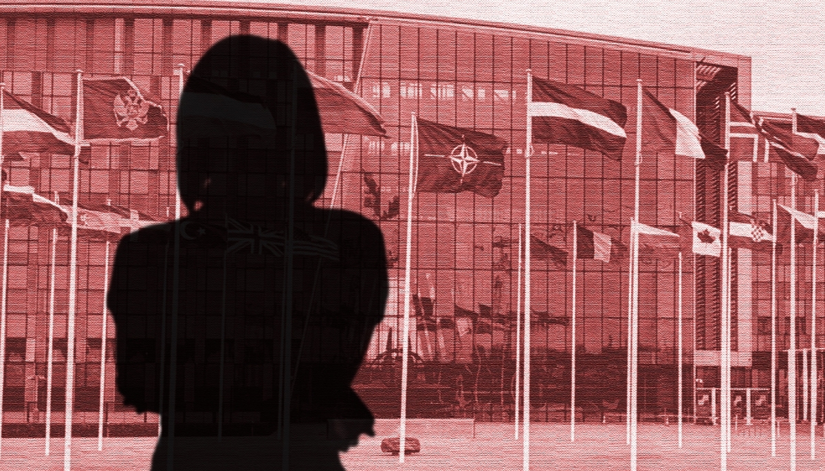 View of NATO headquarters.
