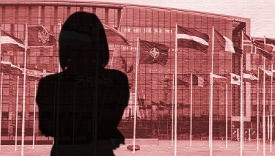 View of NATO headquarters.