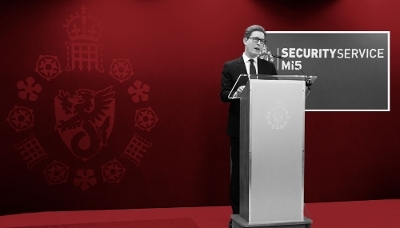 MI5 Director-General Ken McCallum at the British security services headquarters in London, on 16 October 2025.
