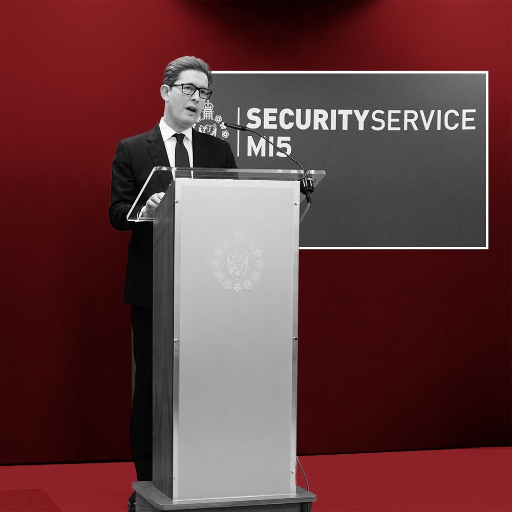 MI5 Director-General Ken McCallum at the British security services headquarters in London, on 16 October 2025.