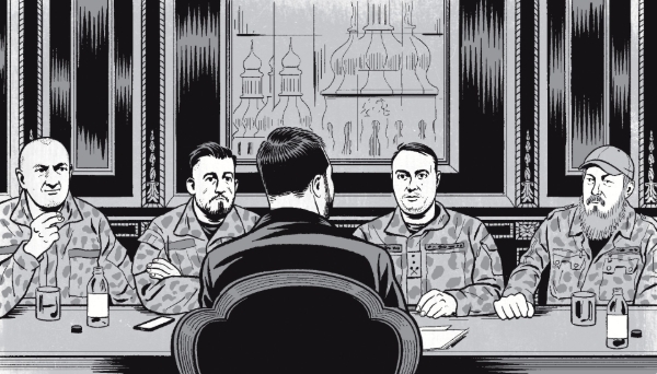 Ukraine's strongmen in war.