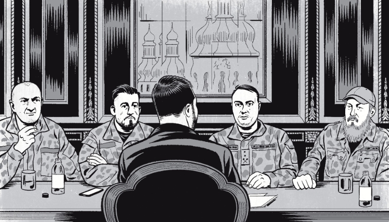 Ukraine's strongmen in war.