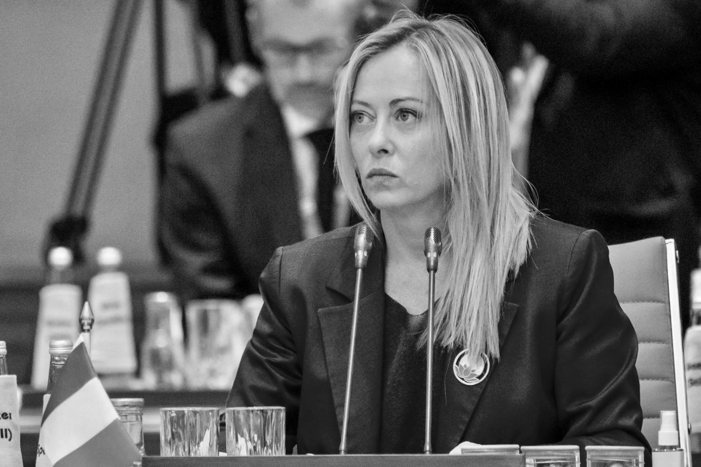 Italian Prime Minister Giorgia Meloni during the G20 summit in New Delhi in September 2023.