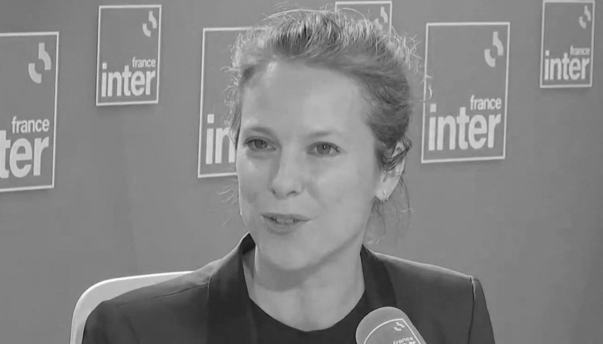 Lucie Castets, the candidate put forward by the Nouveau Front Populaire to be French PM, 24 July 2024.