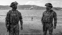 Members of the Mexican Navy in Acapulco, on the Pacific coast of Mexico, in July 2020.