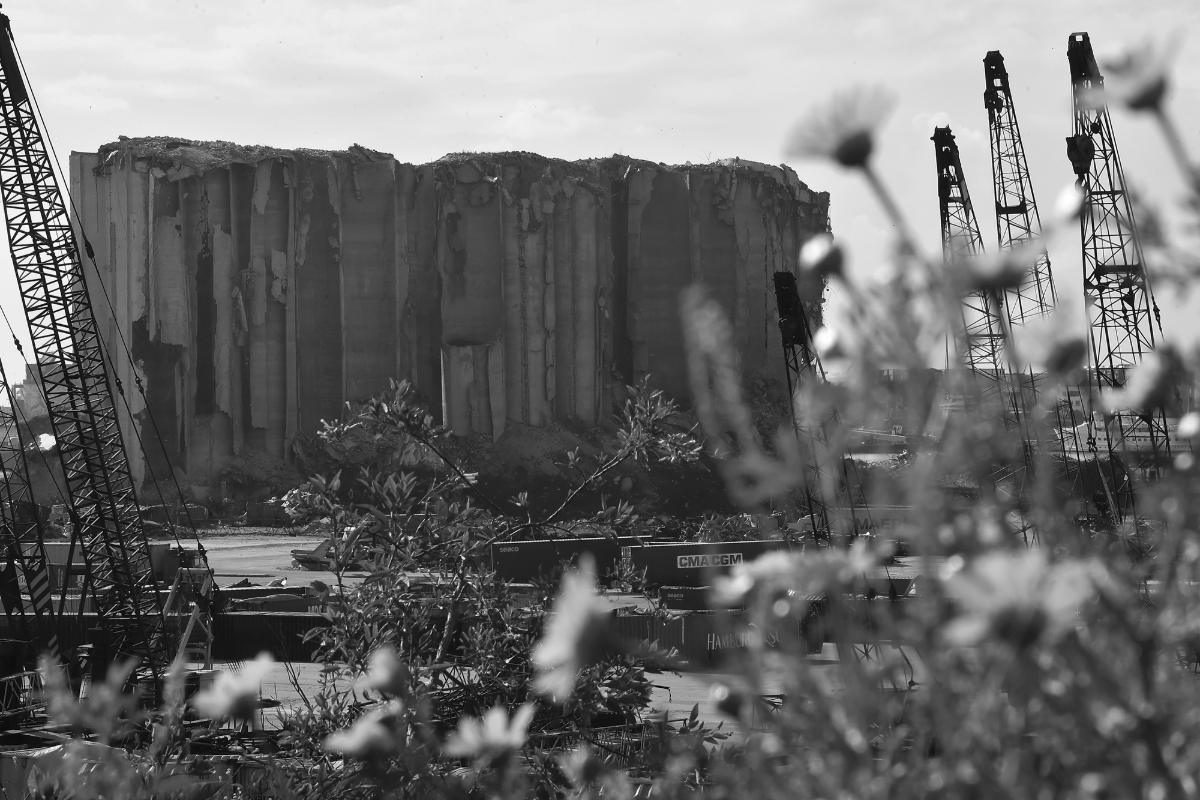 The port of Beirut in April 2021.