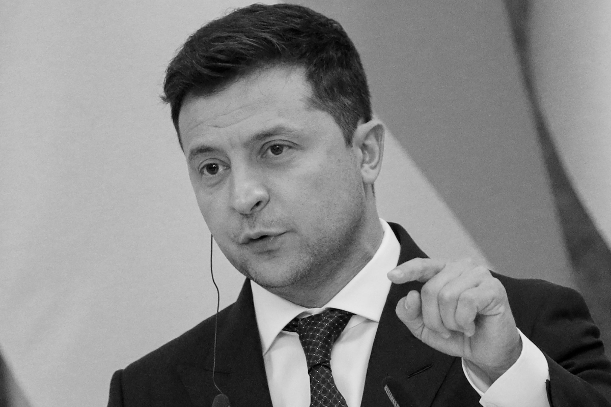 Ukraine's President Volodymyr Zelensky.