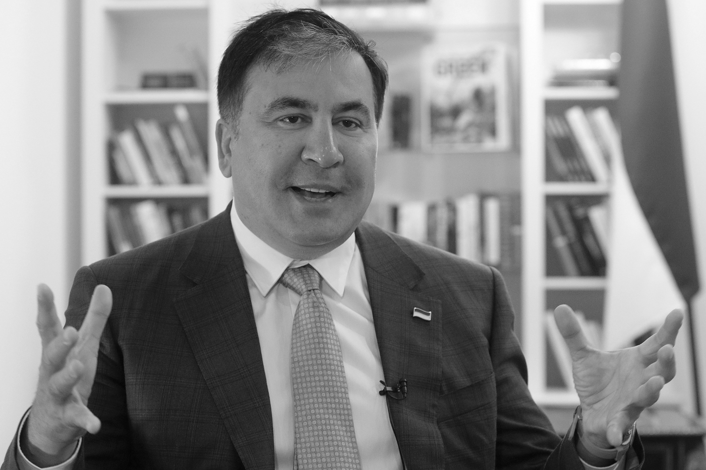 Former president of Georgia Mikheïl Saakachvili.