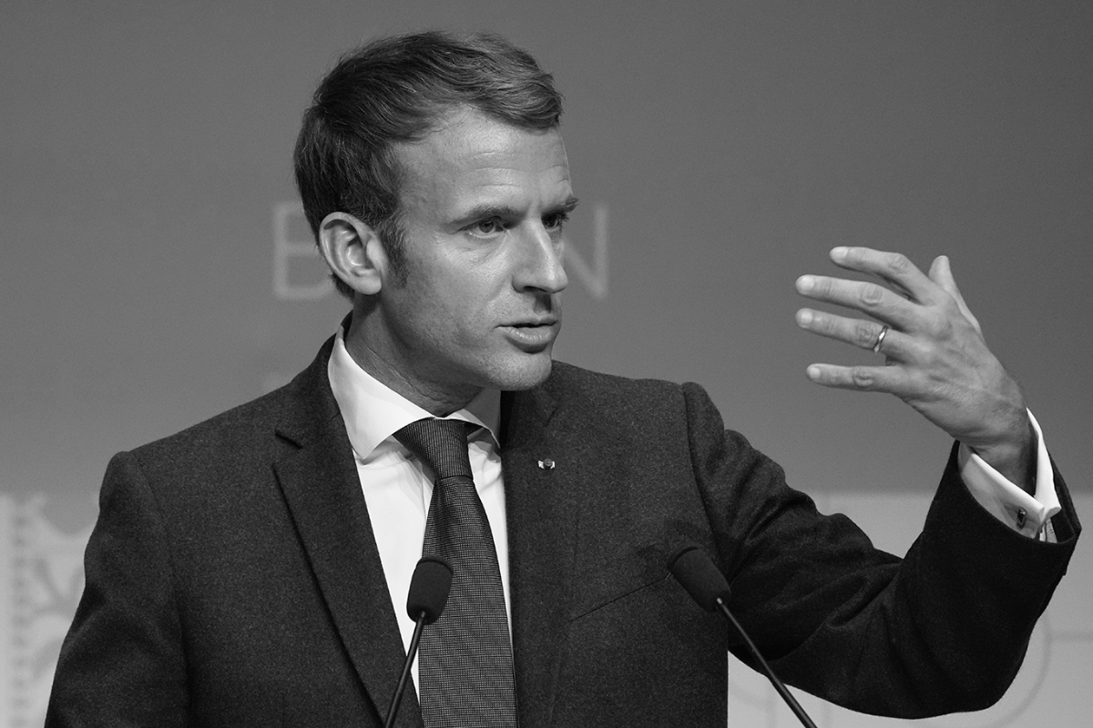 French President Emmanuel Macron.