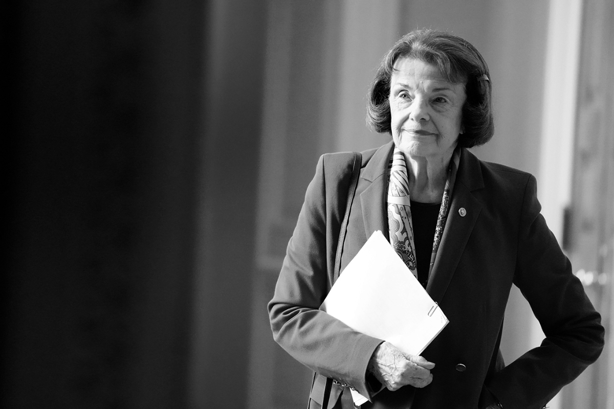 Senator Dianne Feinstein.