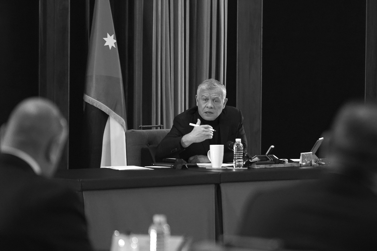 King Abdullah II of Jordan.