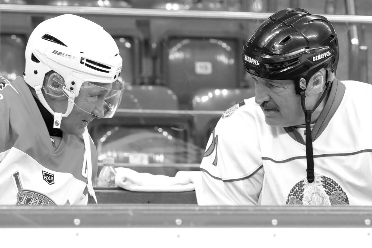 President of Russia Vladimir Putin and President of Belarus Alexander Lukashenko, at Sochi on the 15th of February 2019.