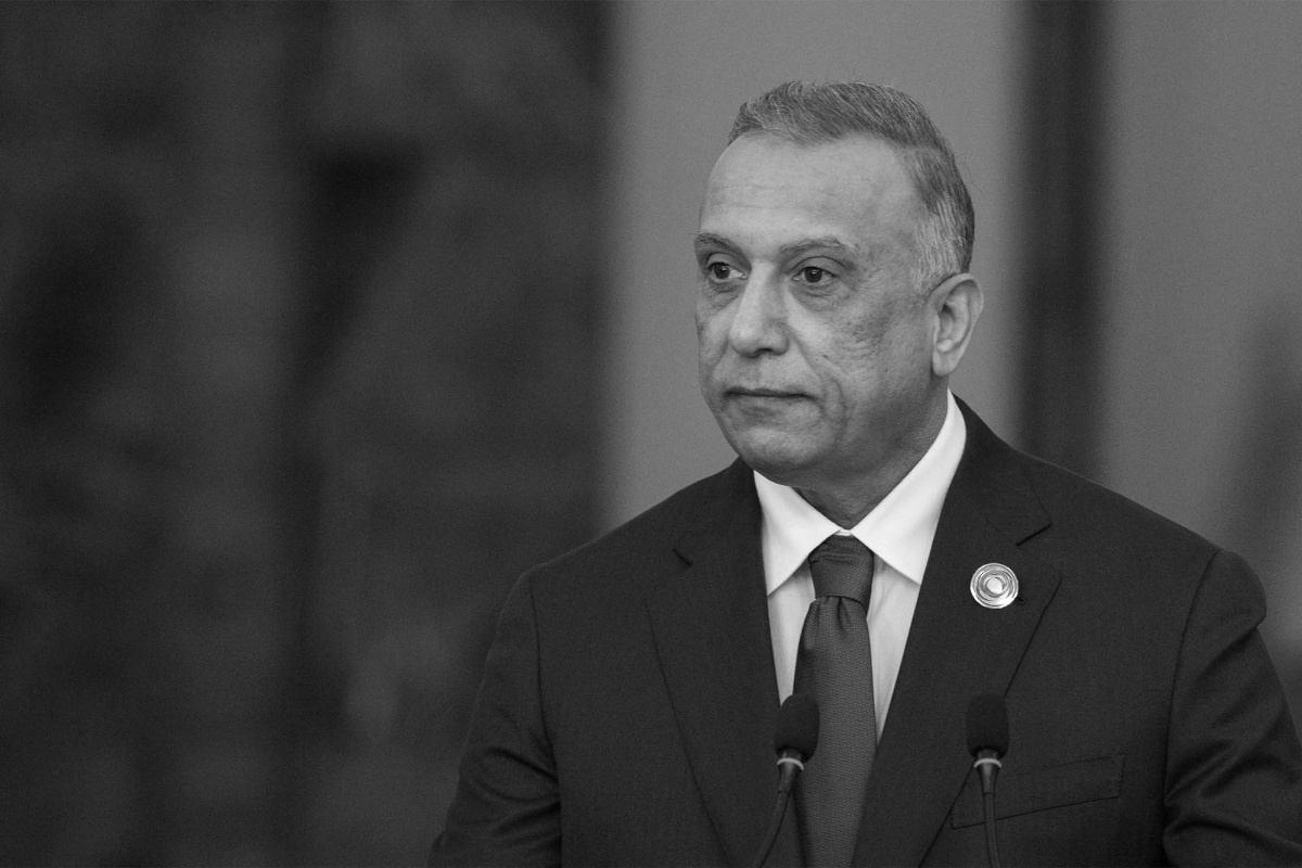 The Iraqi Prime Minister Moustafa al-Kazimi.