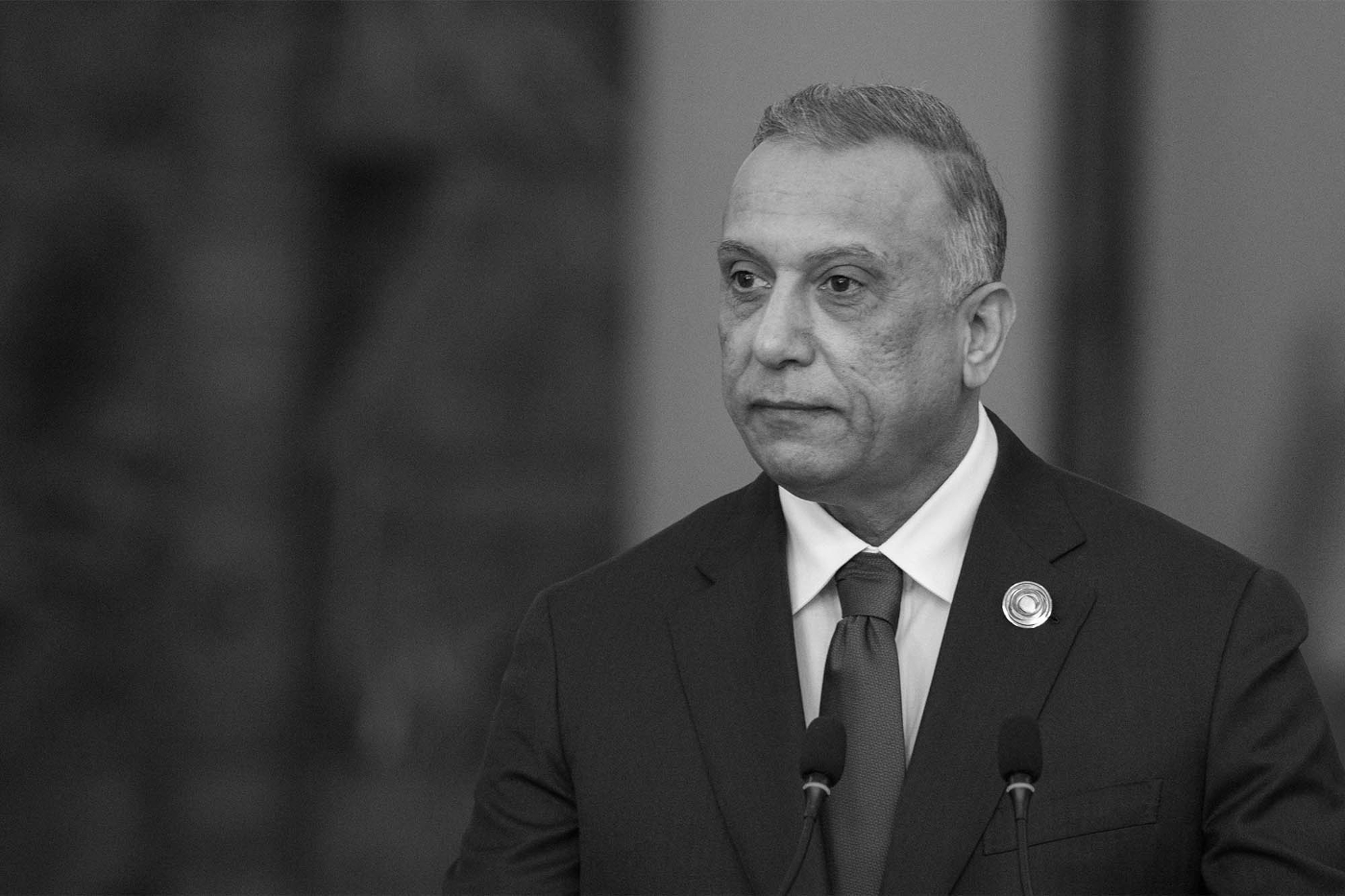 The Iraqi Prime Minister Moustafa al-Kazimi.