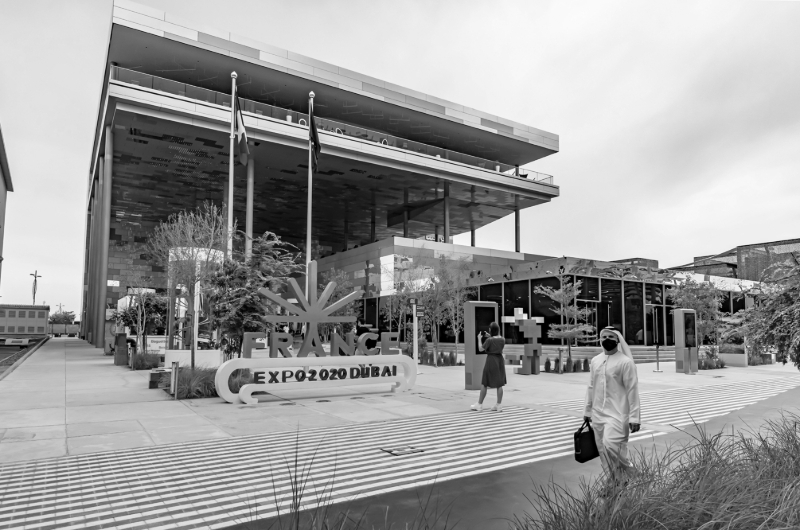 The French pavilion at the Universal Expo in Dubai will be completely dismantled and rebuilt on the CNES campus in Toulouse by 2024. It will be transported to Toulouse by CMA CGM.