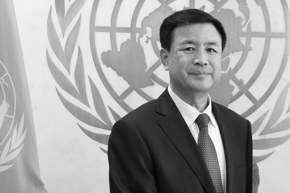 Chinese Communiste Party secretary for the Ministry of Public Security (Gonganbu) Wang Xiaohong.