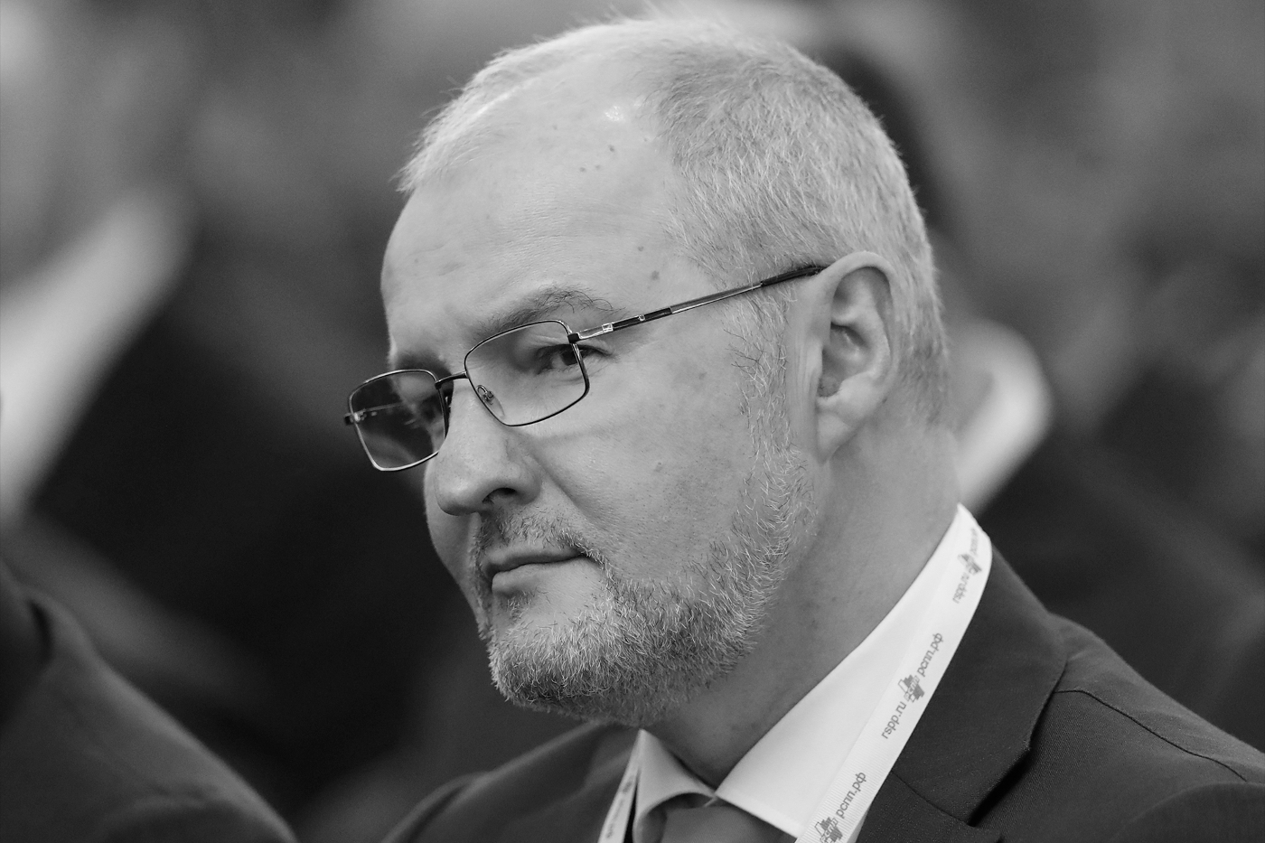 Head of AEON Corporation Roman Trotsenko attends the Congress of Russian Union of Industrialists and Entrepreneurs (RSPP) in Moscow, Russia, 14 March 2019.