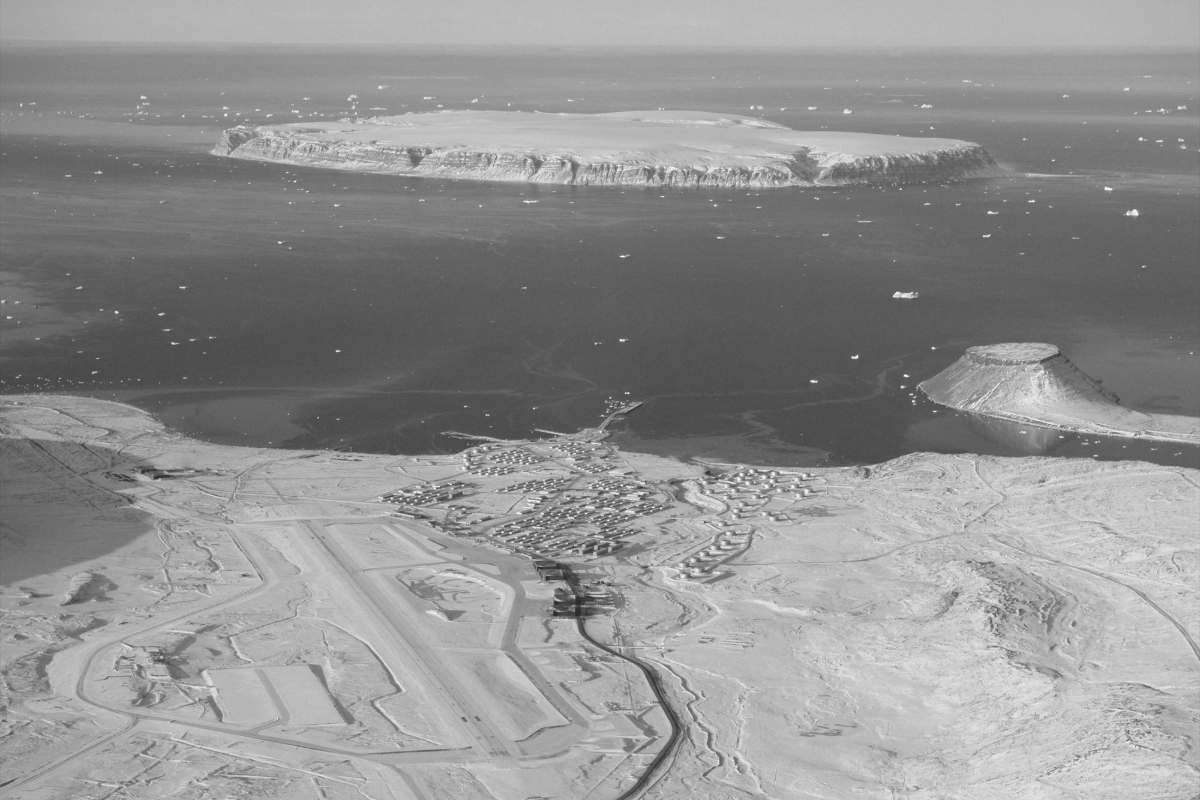 Thule US air base in Greenland.