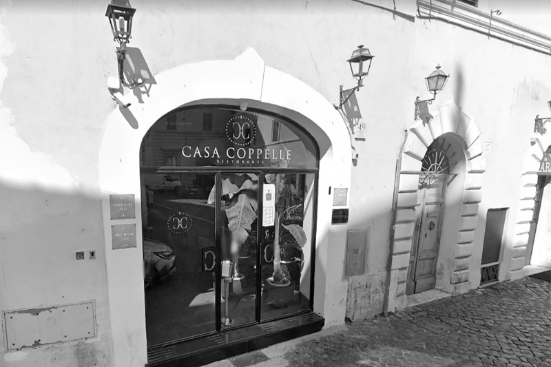 The Casa Coppelle restaurant in Rome.