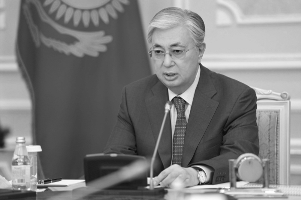 Kazakh President Kassym-Jomart Tokayev.