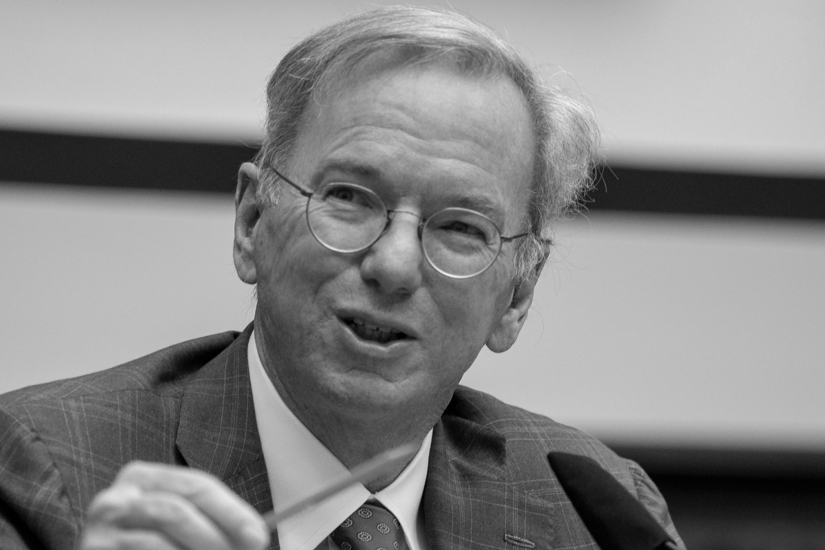 Eric Schmidt, former CEO of Google, heads the Schmidt Futures Foundation.