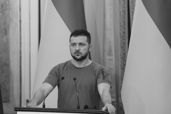 Ukrainian President Volodymyr Zelensky.