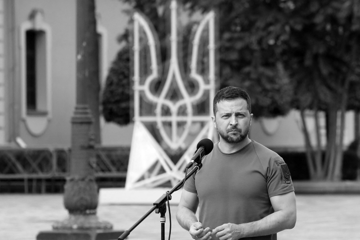 Ukrainian President Volodymyr Zelensky.
