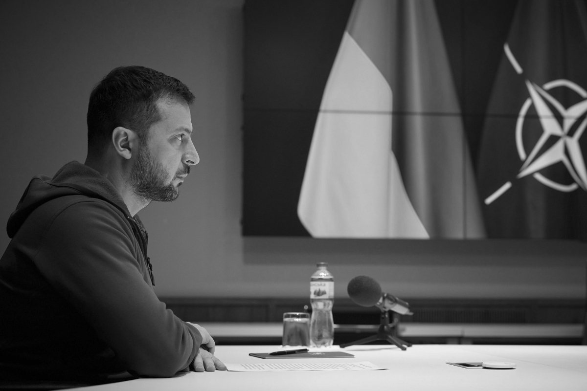 Ukrainian President Volodymyr Zelensky.