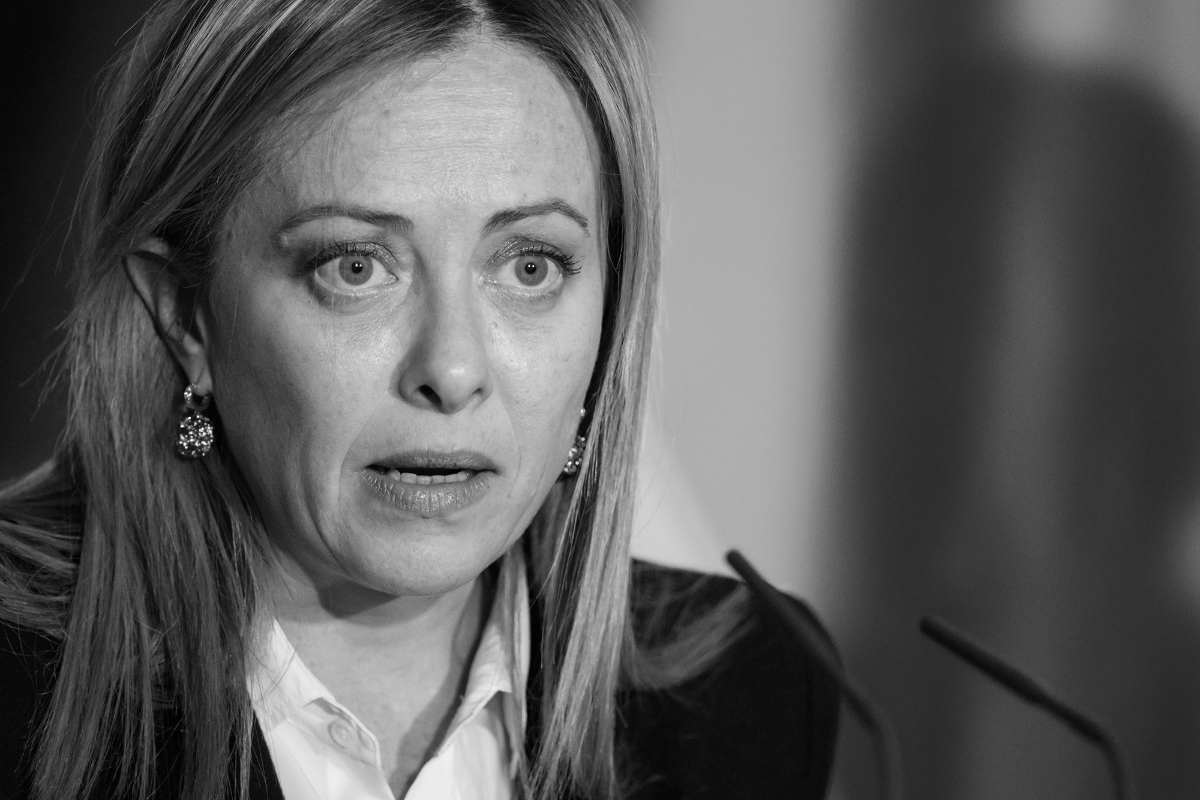 Italian prime minister Giorgia Meloni.