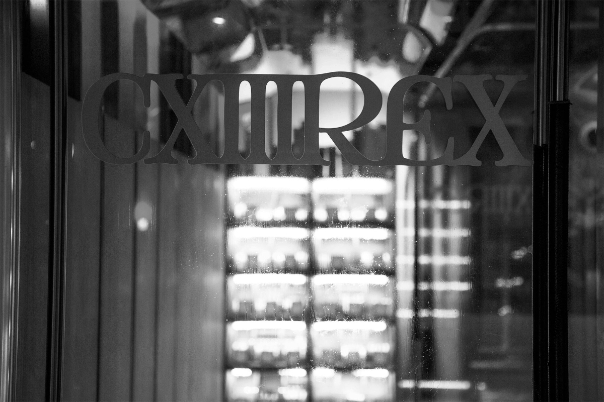 The CXIII Rex humidor, located in Old Town Alexandria.