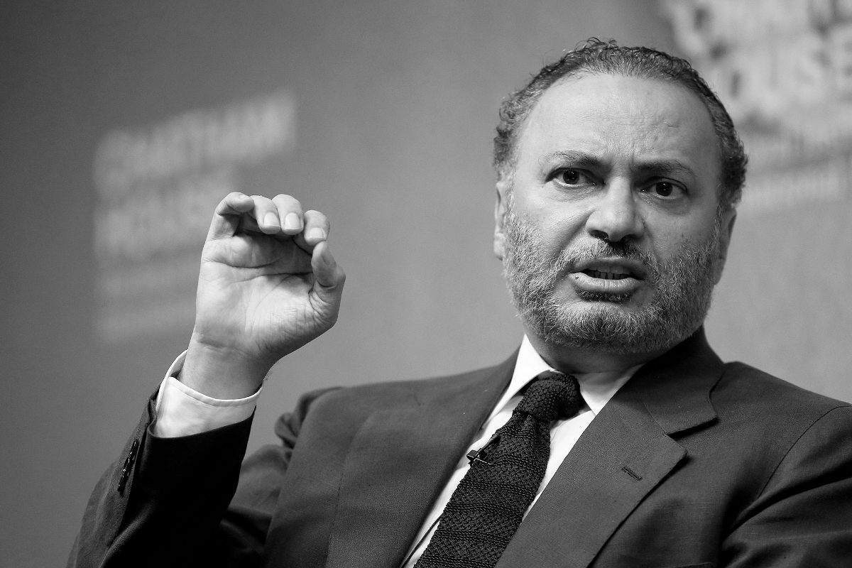 Anwar Gargash, diplomatic adviser to Mohammed bin Zayed.